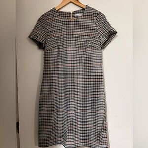 CK Classic Houndstooth Shift Dress